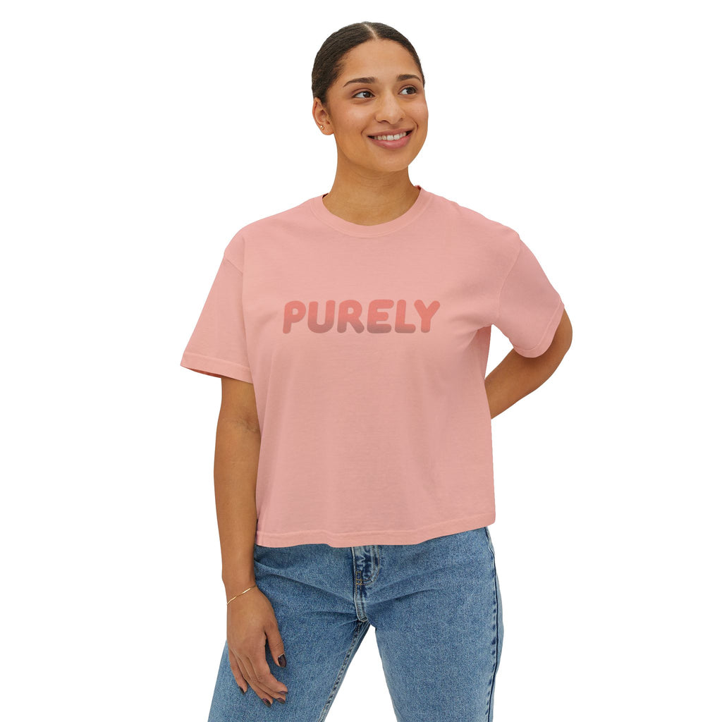Women's Boxy PURELY 'noise' Tee