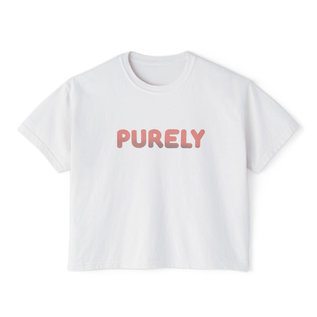 Women's Boxy PURELY 'noise' Tee