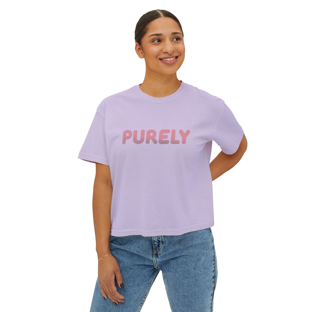 Women's Boxy PURELY 'noise' Tee