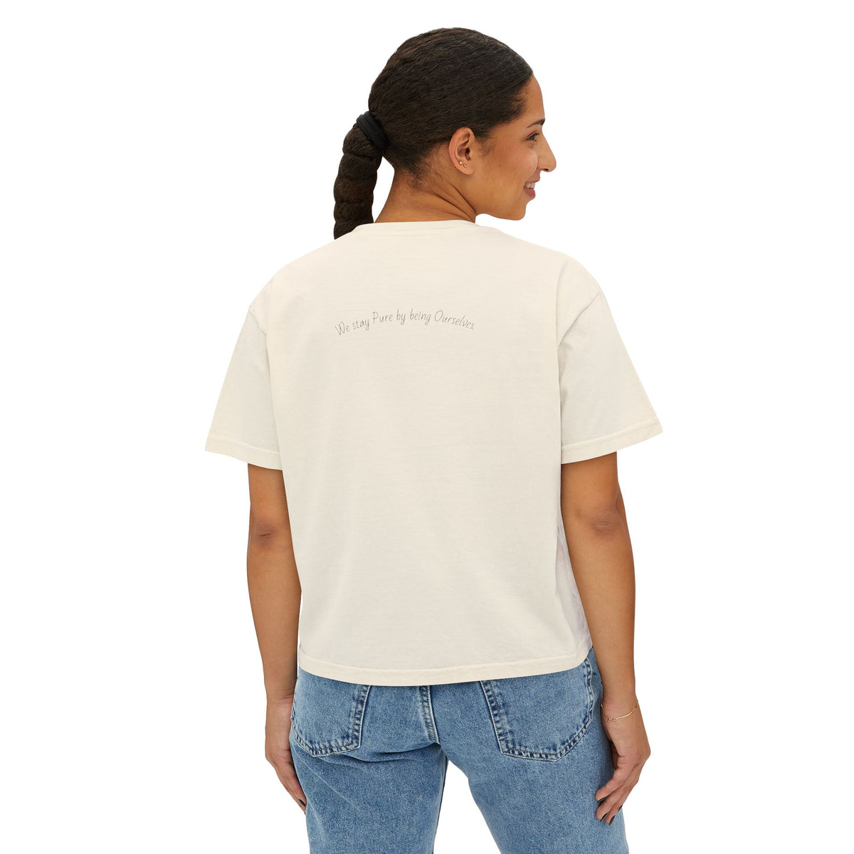 Women's Boxy PURELY 'noise' Tee