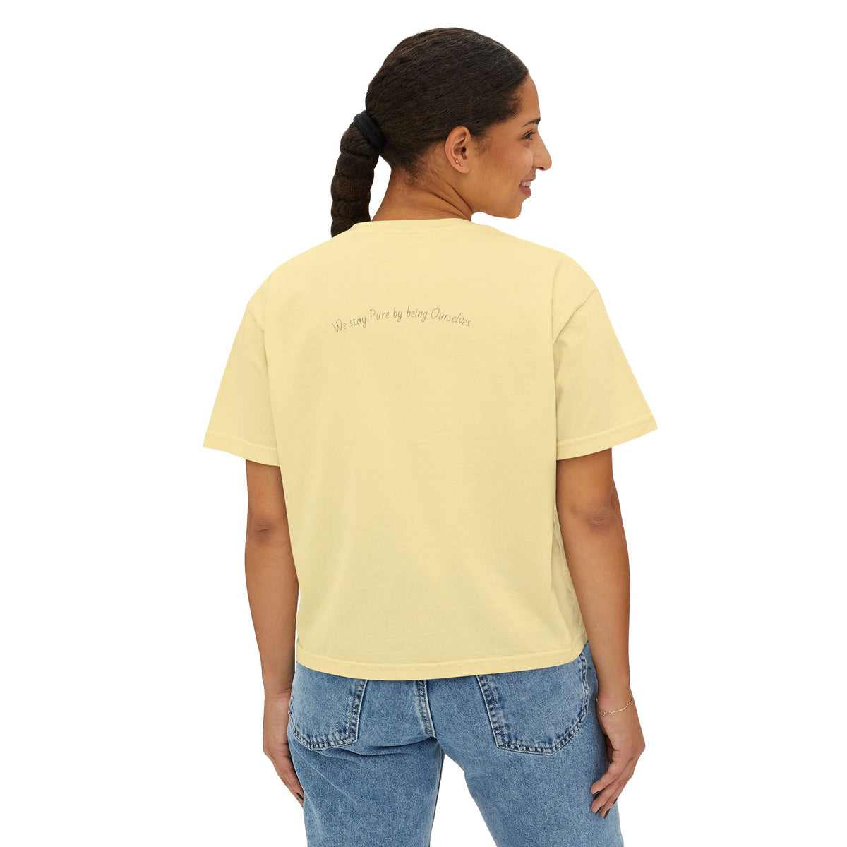 Women's Boxy PURELY 'noise' Tee