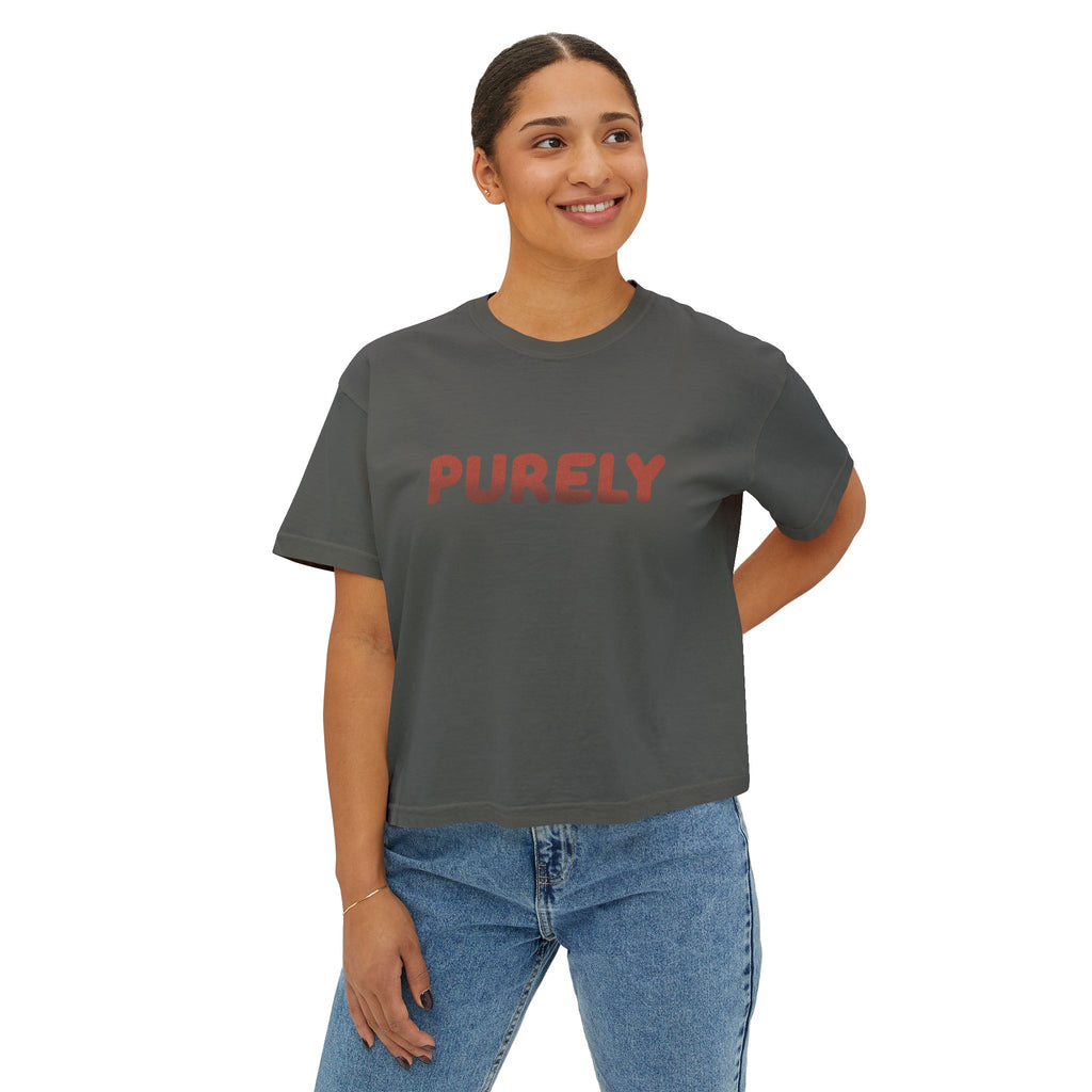 Women's Boxy PURELY 'noise' Tee