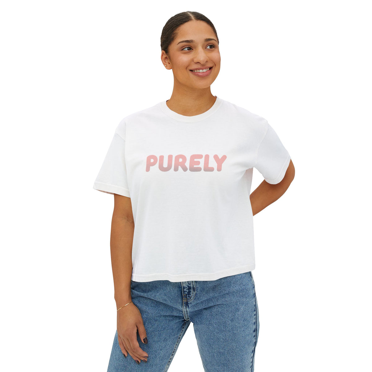 Women's Boxy PURELY 'noise' Tee