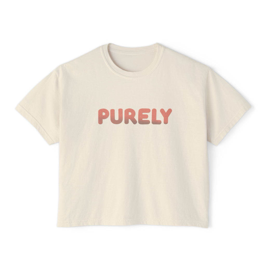 Women's Boxy PURELY 'noise' Tee