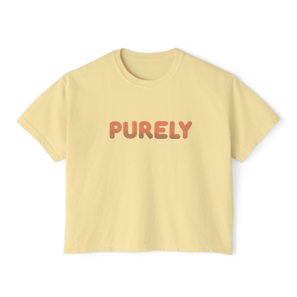 Women's Boxy PURELY 'noise' Tee