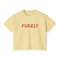 Women's Boxy PURELY 'noise' Tee
