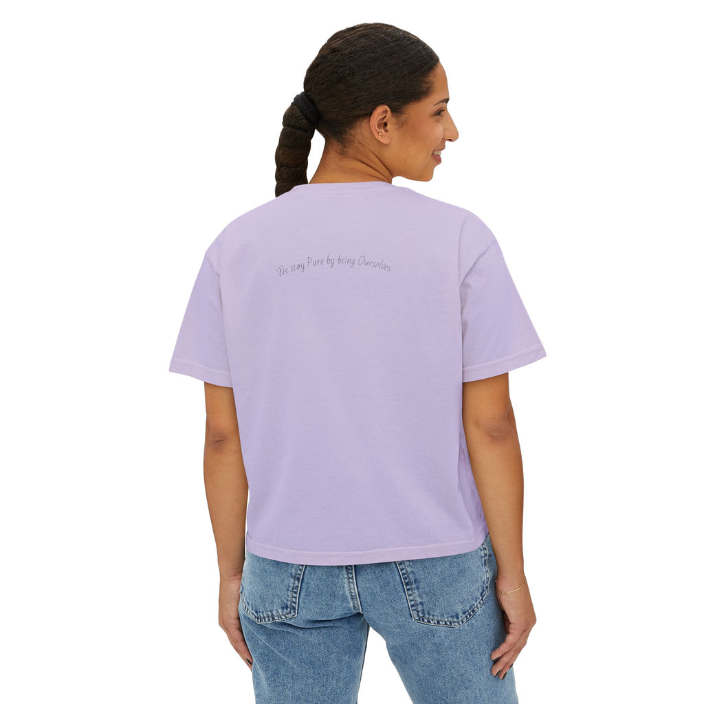 Women's Boxy PURELY 'noise' Tee
